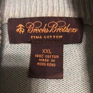 Preppy Brooks Brothers baby blue pullover sweater